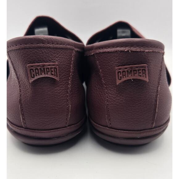 Camper Right Nina Ladies Red Flats Pre-Loved Size 38 - US 7.5 - Picture 6 of 13